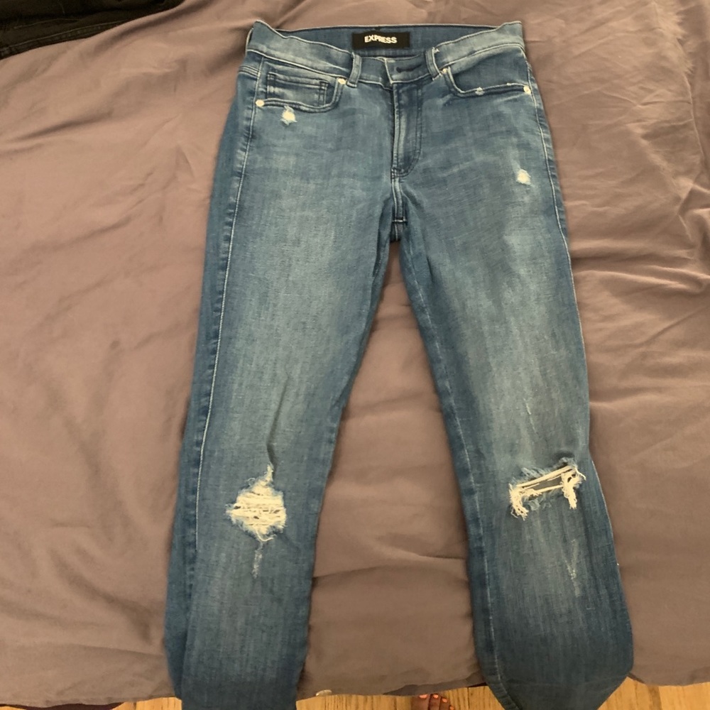 Express ripped skinny Jean